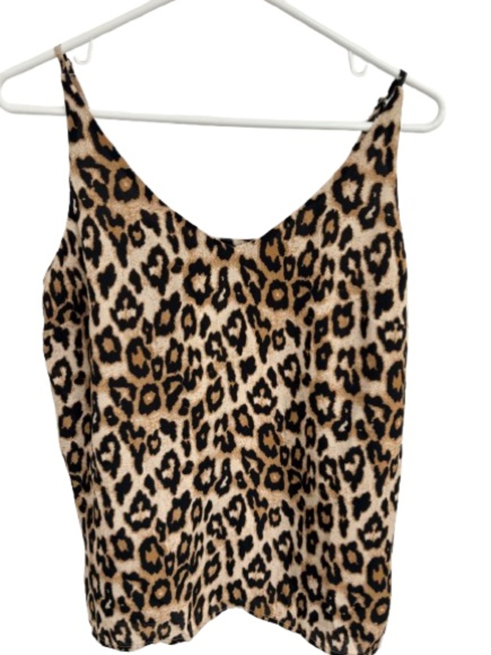 Banana Republic Leopard Print Cami - Tan, Black, Brown